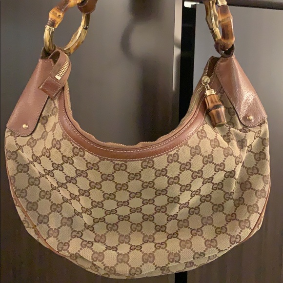 Gucci Authentic Bamboo Handbag - Picture 1 of 2